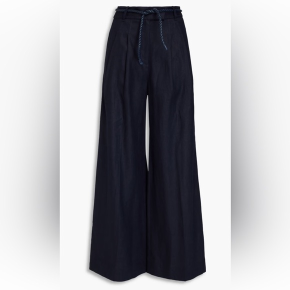 ZimmermannBlack Dress linen Pants